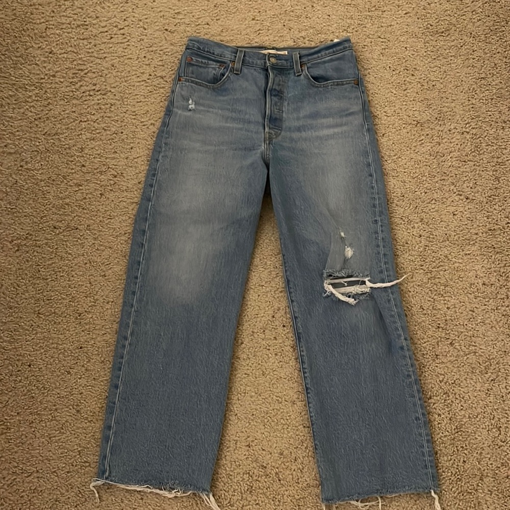 Levi’s ribcage straight jeans